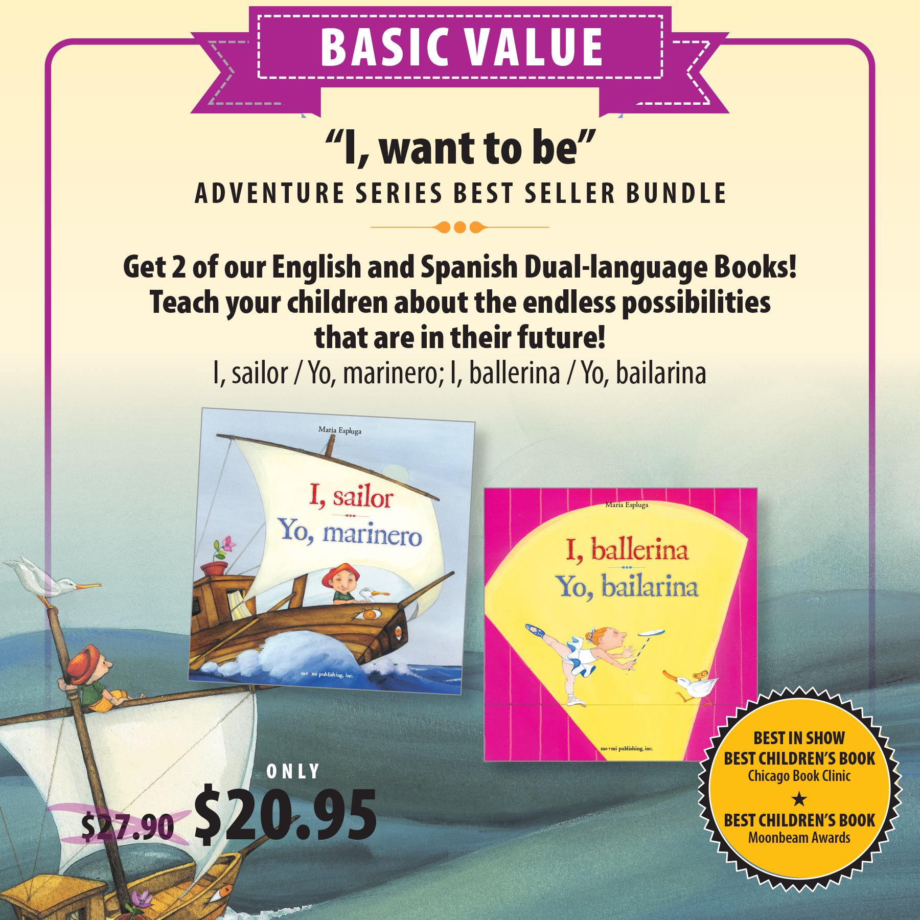 I, want to be—Adventure Series Basic Value 2 Book Bundle