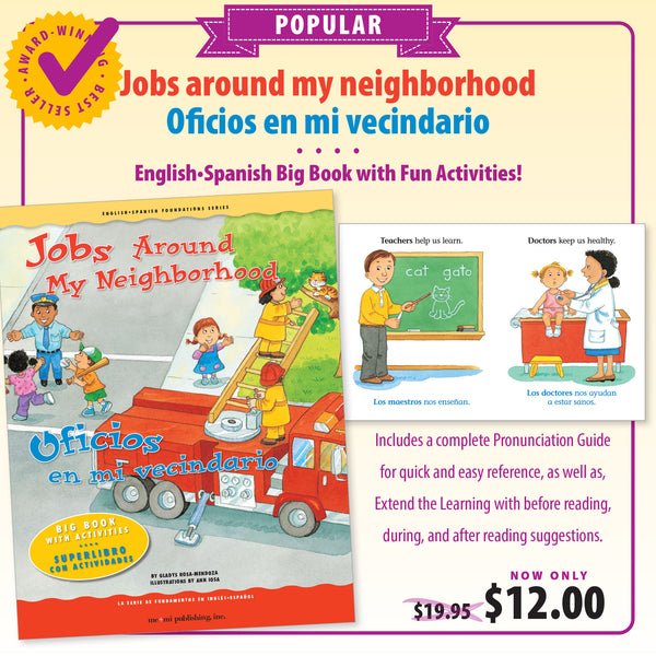 Jobs Around My Neighborhood Big Book/ Oficios en mi vecindario