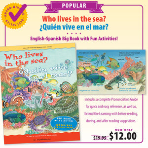 Who lives in the sea? Big Book / ¿Quién vive en el mar?